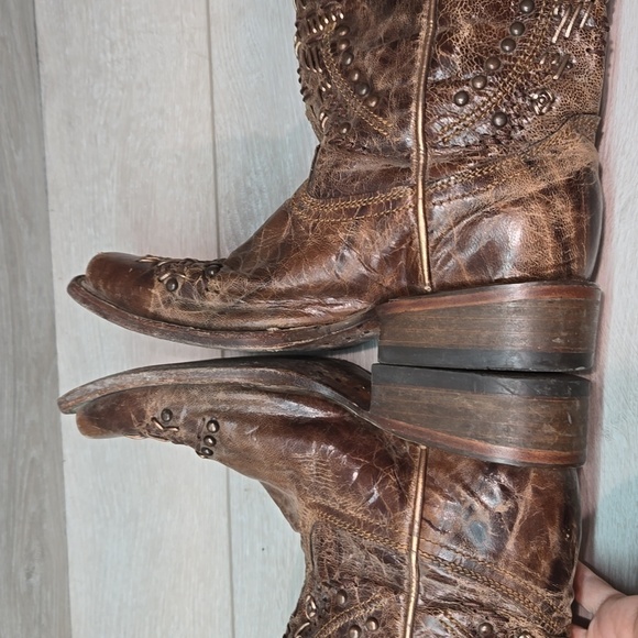 Corral Women 43751 Leather Western HOBO Square Toe boho sz 7.5M - Picture 8 of 14